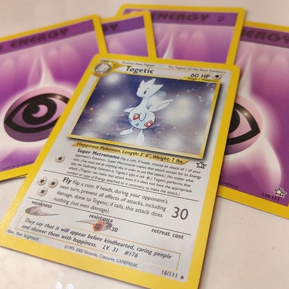 Pokemon TOGETIC 16/111 Holo card - Picture 1 of 3